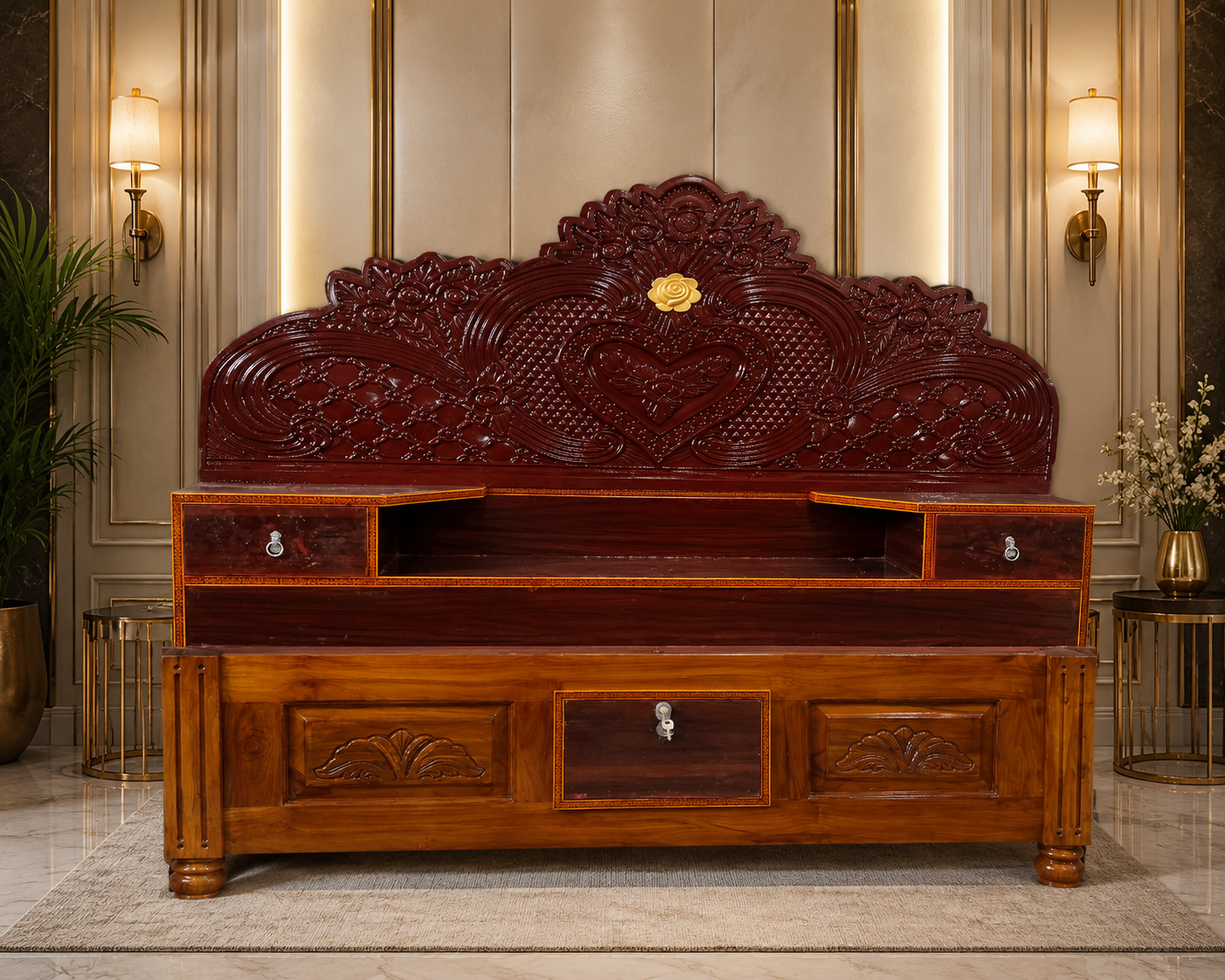 Sheesh Mahal Premium Bed